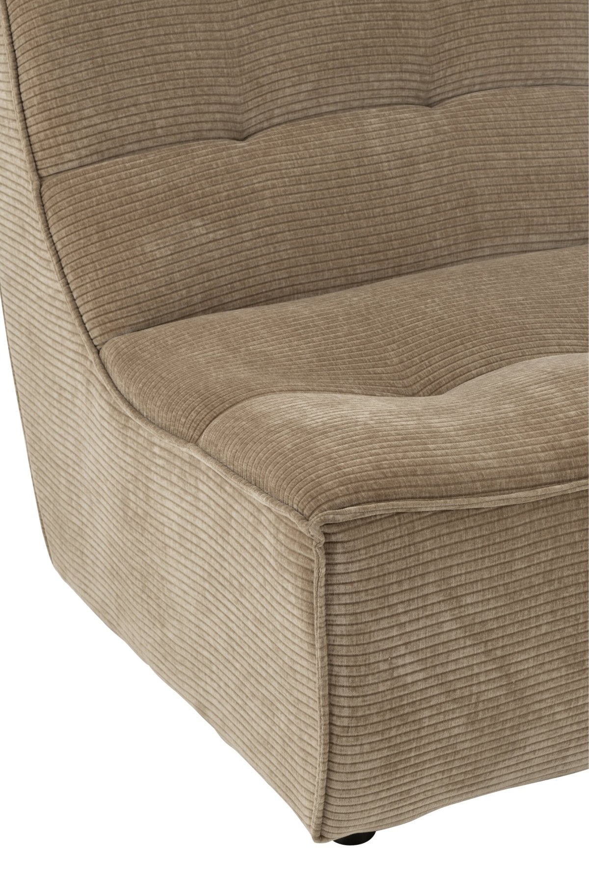 Sofa Grid Pappelholz/Schaumstoff Dunkeltaupe