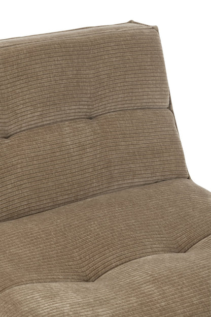 Sofa Grid Pappelholz/Schaumstoff Dunkeltaupe