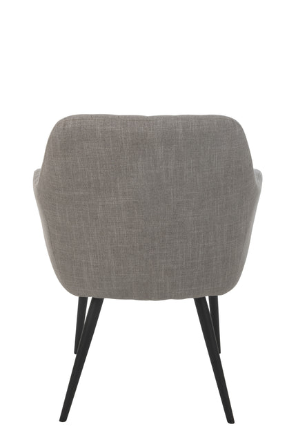 Chair Miles Steel/Foam Grey