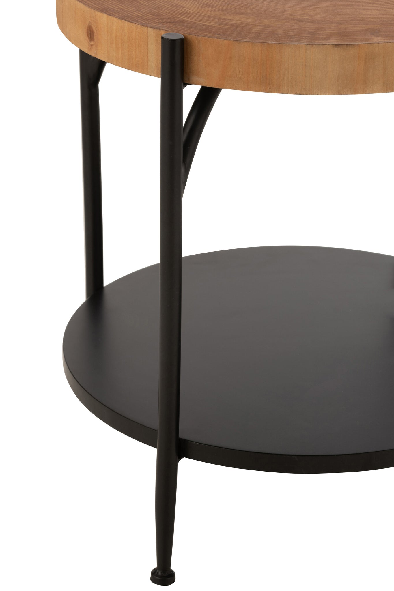 Side Table Bio Mdf/Iron Black/Natural