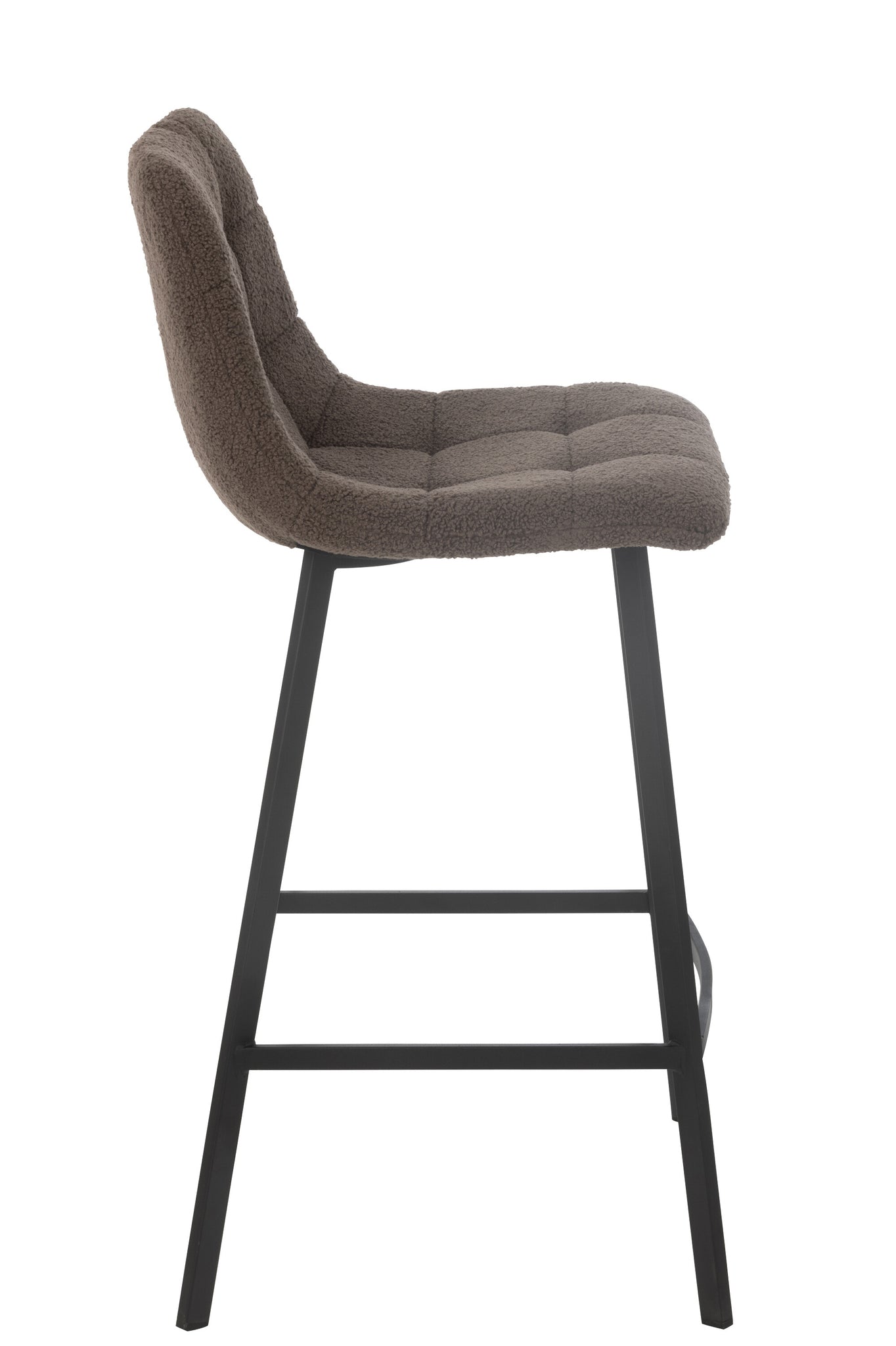 Bar Chair Kent Metal/Polyester Brown