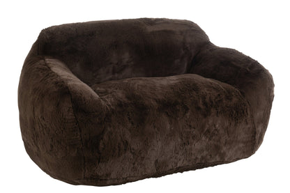 Bank Cutie – polyester, bruin, 152 x 110 x 81 cm