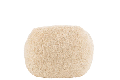 Sofa Shearl Polyester Cream Small