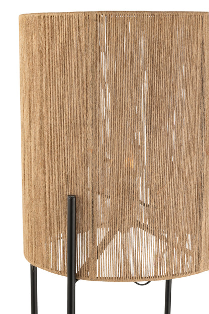 Lamp Iron/Mango Nat/Black