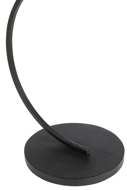 Side Table Swoosh Iron/Mango Wood  Brown/Black