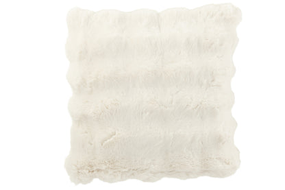 Cushion Wave Polyester White