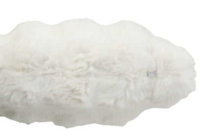 Cushion Wave Polyester White