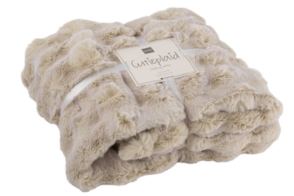 Plaid Wave Polyester Ivory