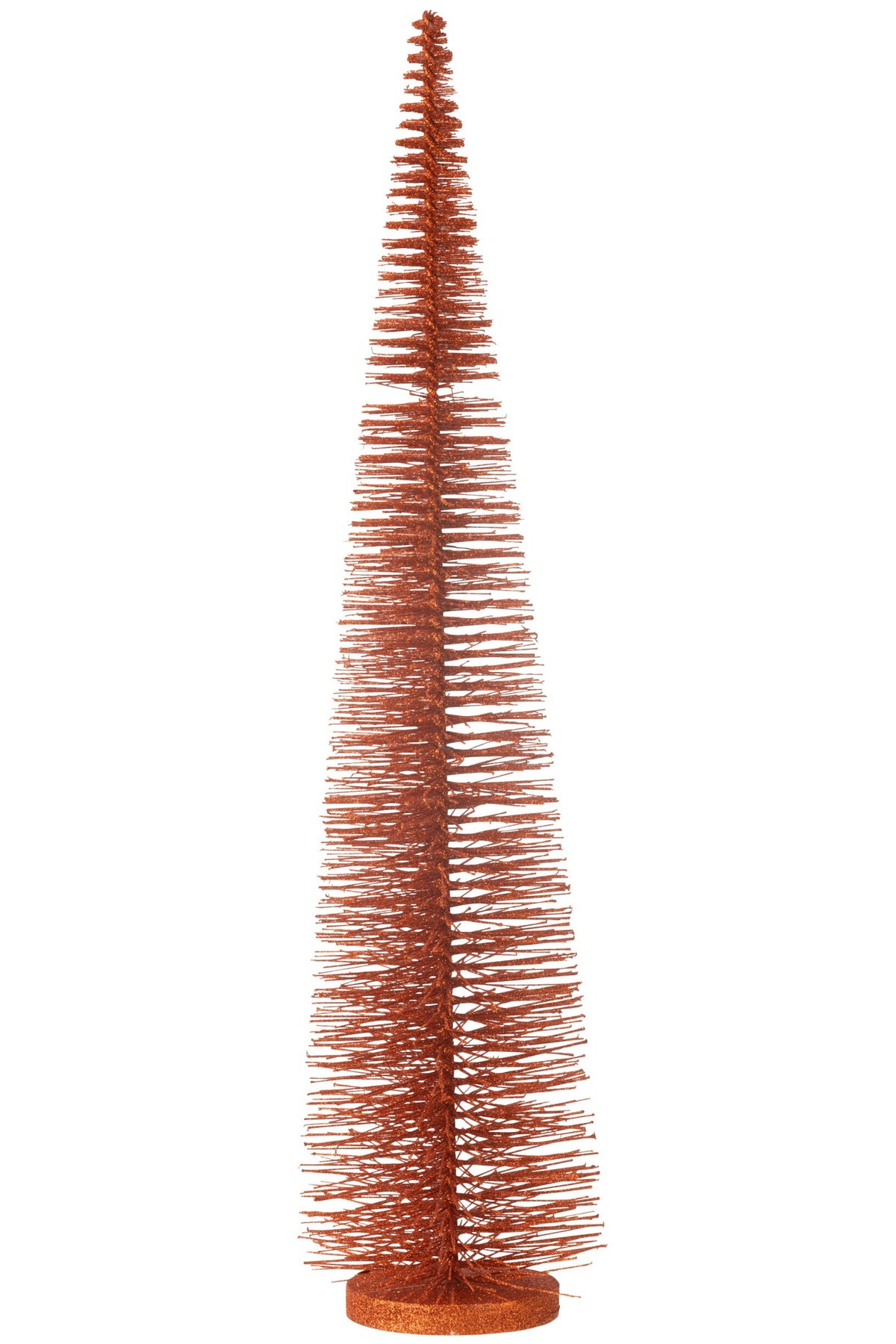 Decoratieve kerstboom glitter – kunststof, koper, 61 cm