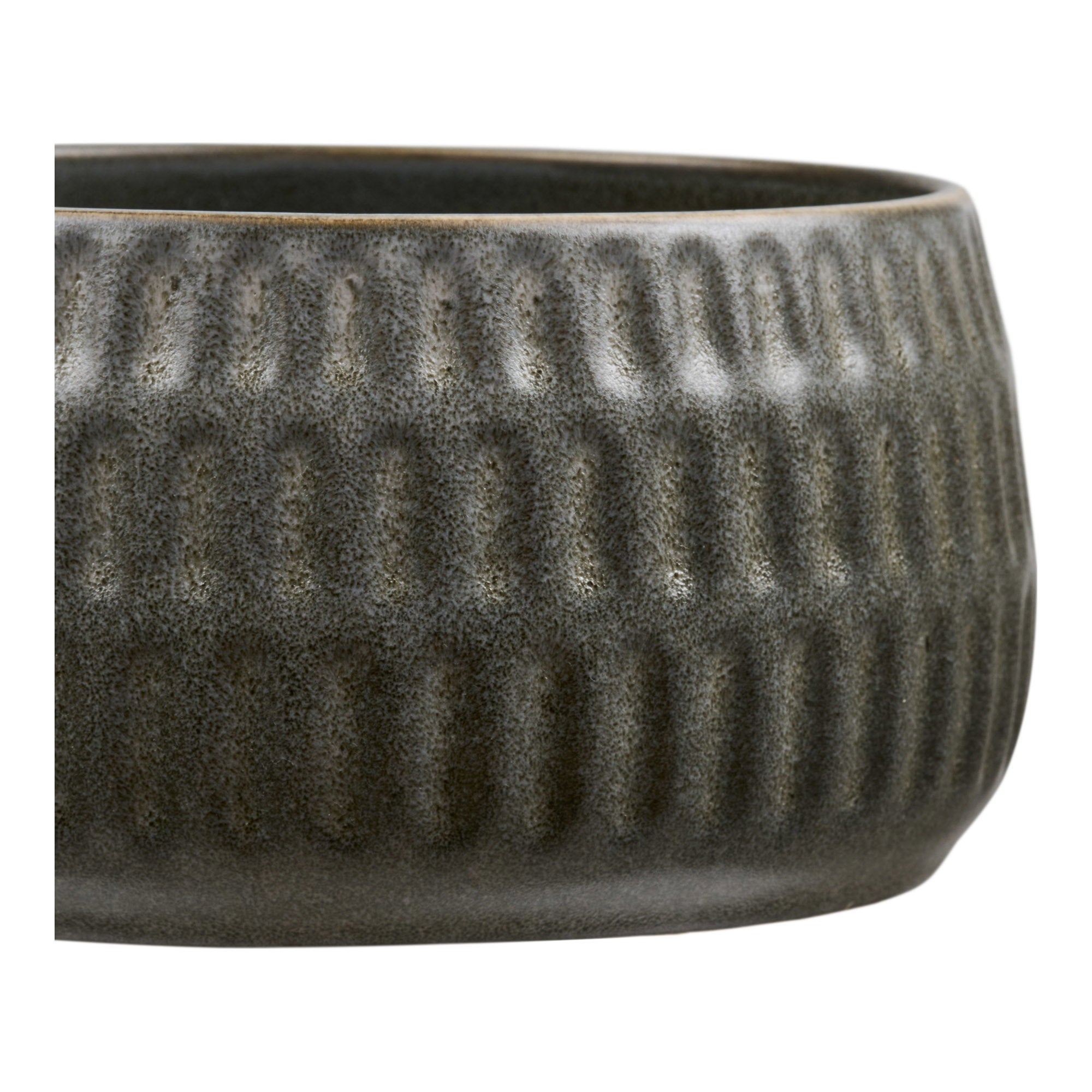 Amalia Schale - Schale, Keramik, moosgrau ø14x7,5 cm, 2er-Set