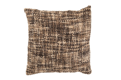 Cushion Tweed Acryl/Baumwolle Braun/Beige