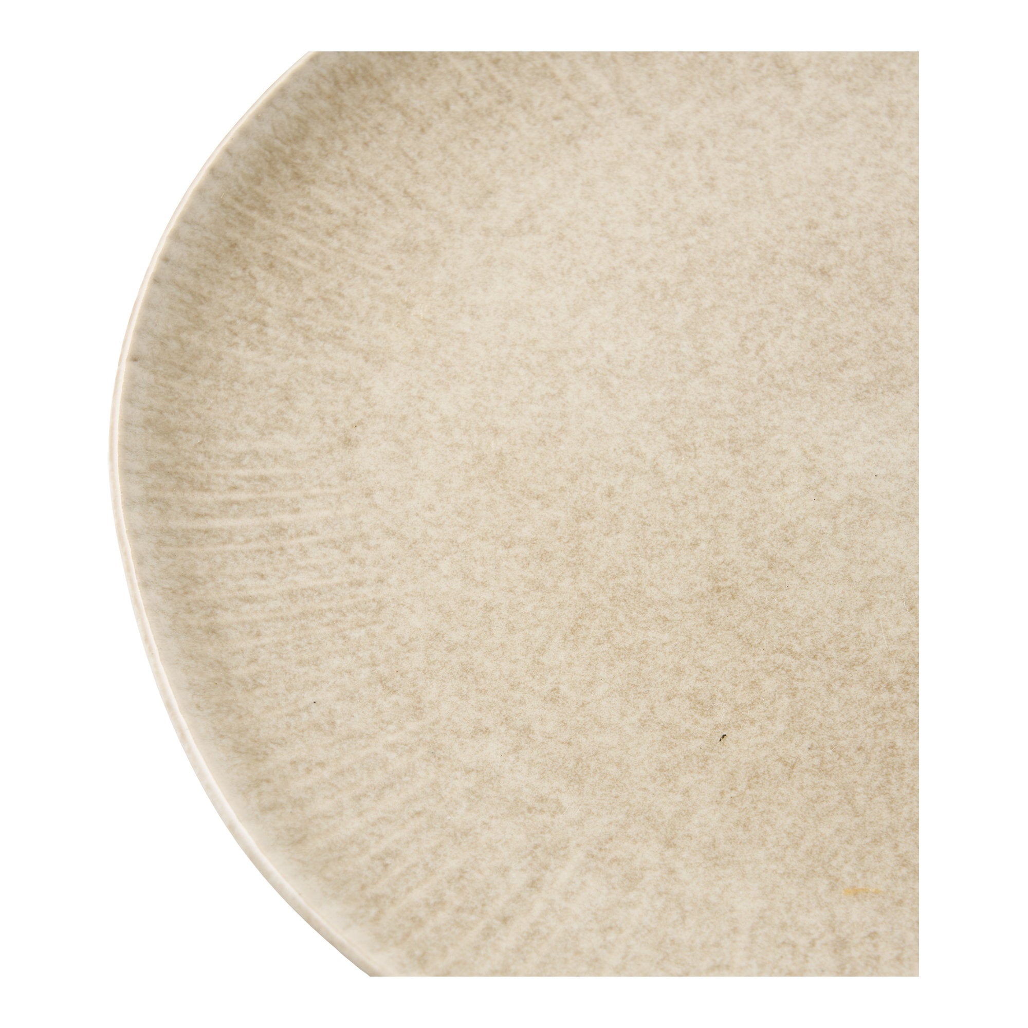 Viola Lunch Plate - Lunch plate, ceramic, beige ø21 cm, set of 4