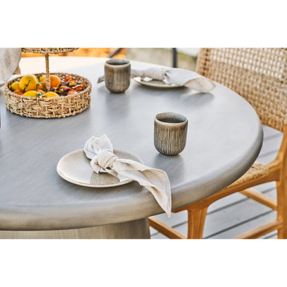 Viola Lunchteller - Essteller, Keramik, beige ø21 cm, 4er-Set
