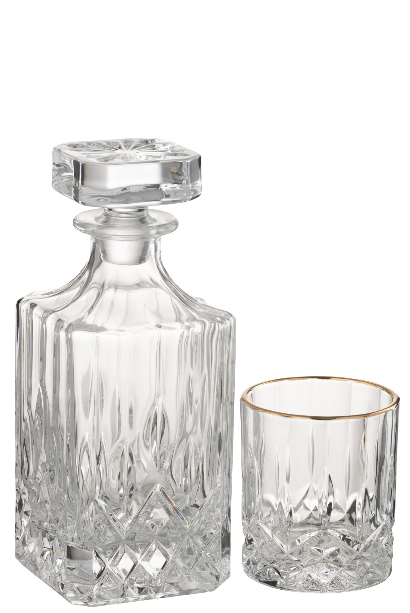 Glass Franco Glass Gold/Transparent