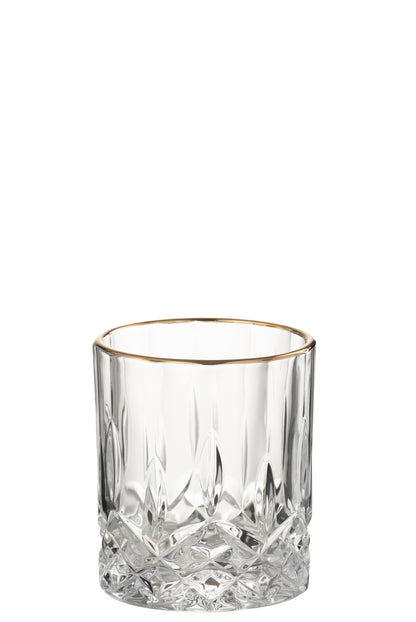 Franco Glass Gold/Transparent