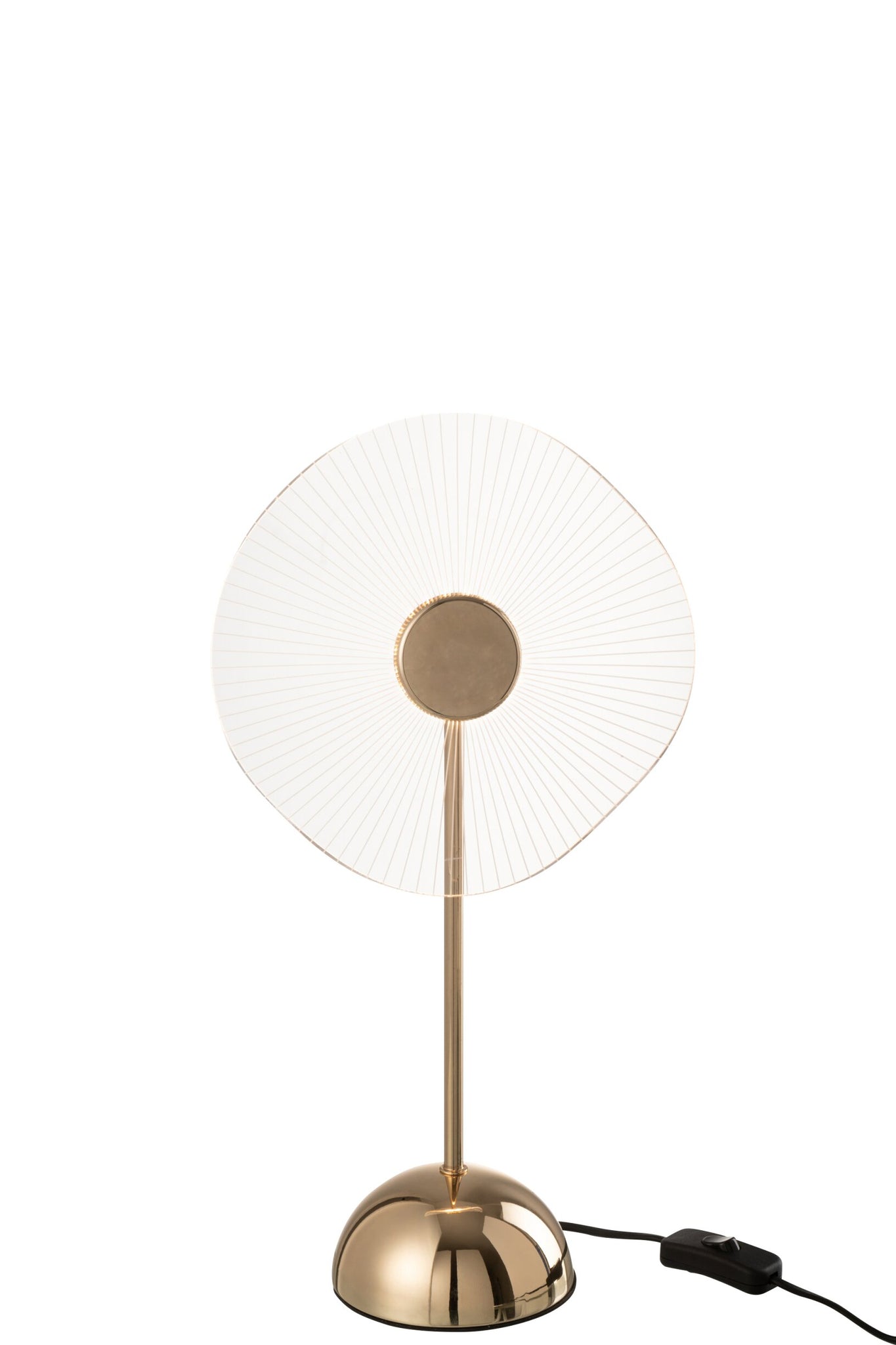 Tischleuchte LED Blume Metall/Kunststoff Gold Klein