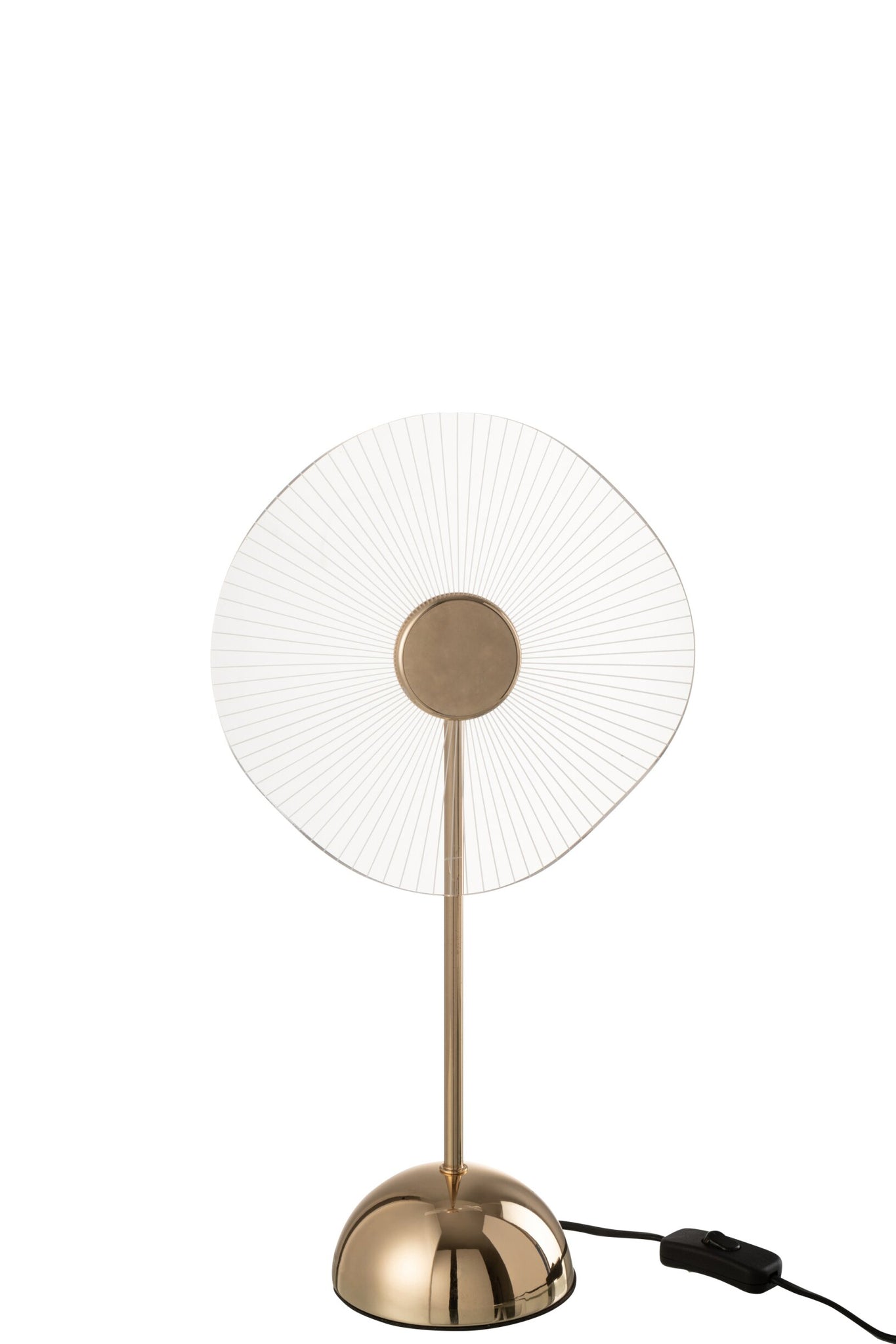 Tischleuchte LED Blume Metall/Kunststoff Gold Klein