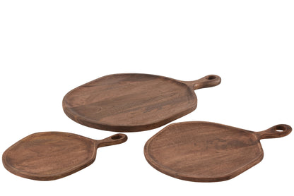 Tray Goa Mango Wood Brown Large
