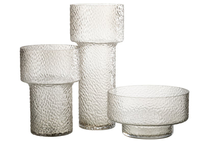 Vase Low Betty Transparent Transparent