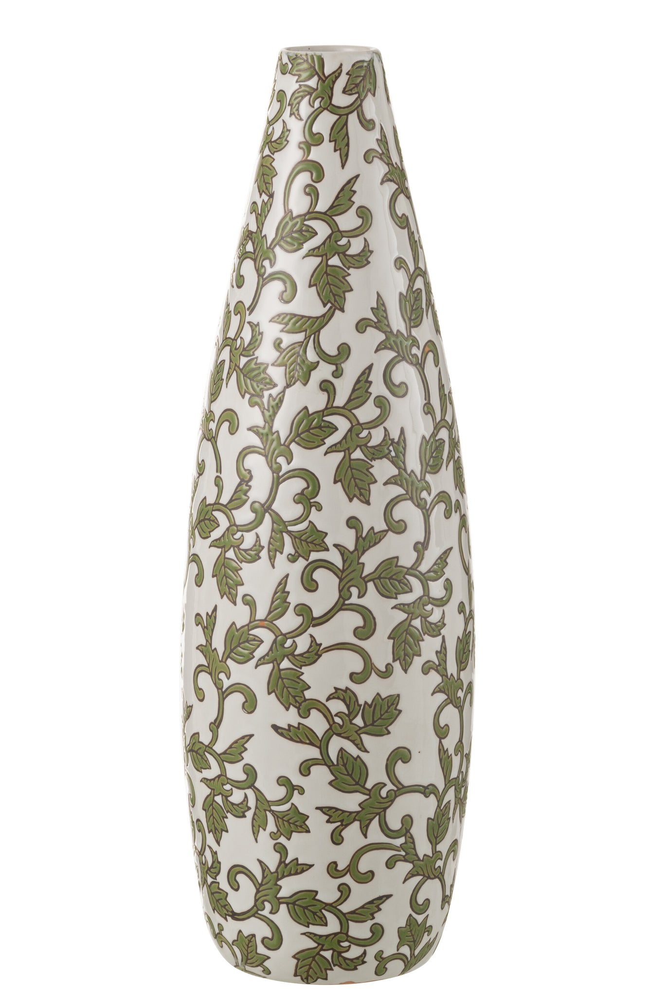 Yezi-Porzellanvase, grün/weiß