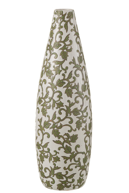 Yezi-Porzellanvase, grün/weiß