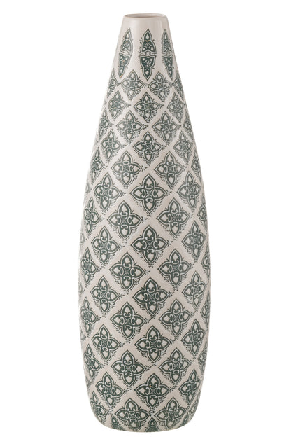 Vase Kousa Porcelain Blue/White
