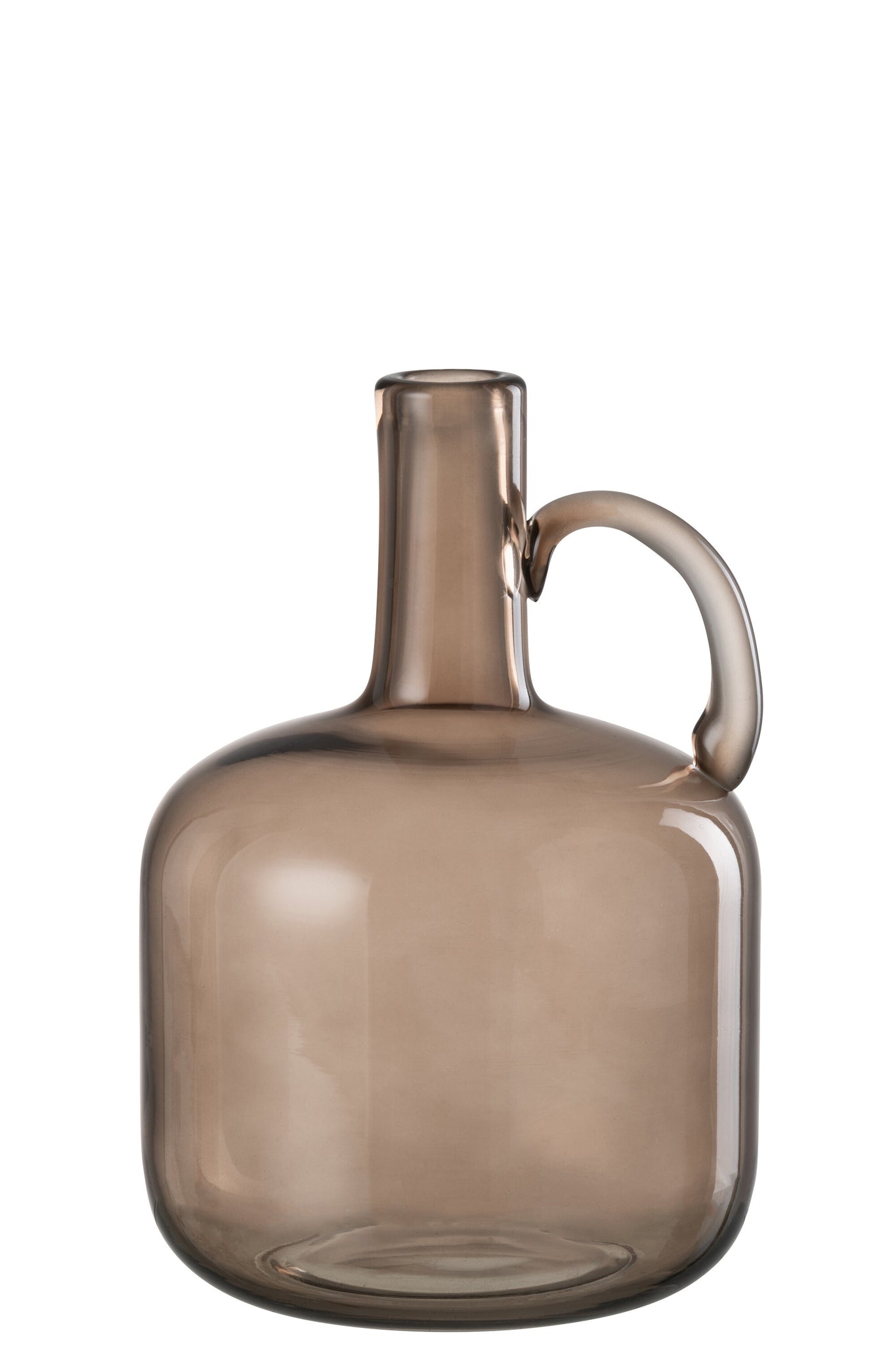 Vase 1 Handle Glass Grey