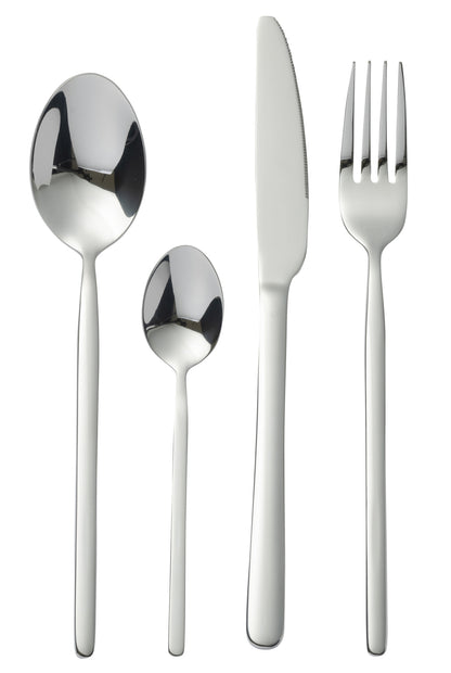 Box Cutlery B 24 Pieces Stainless Steel Shiny Silver