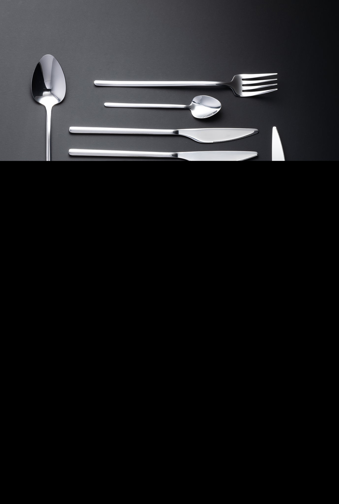 Box Cutlery C 24 Pieces Stainless Steel Shiny Silver