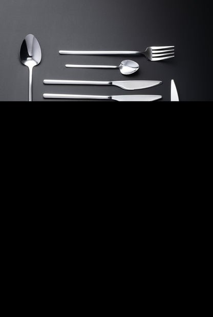 Box Cutlery C 24 Pieces Stainless Steel Shiny Silver