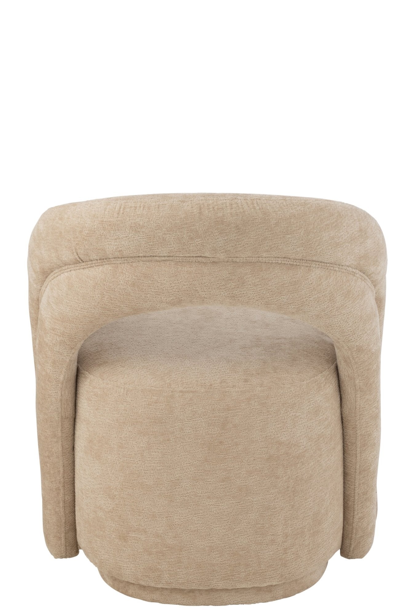 Akzentstuhl Textil Beige