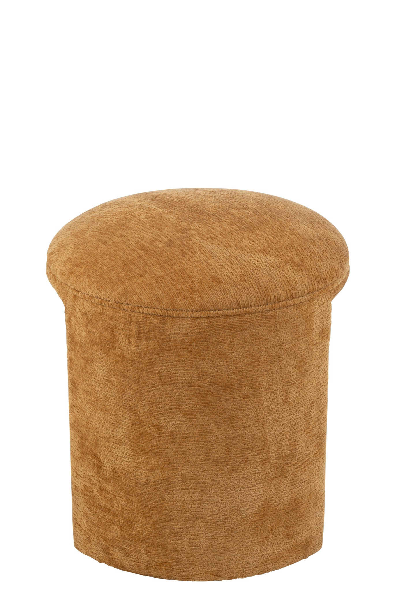 Stool Round Textile Ochre
