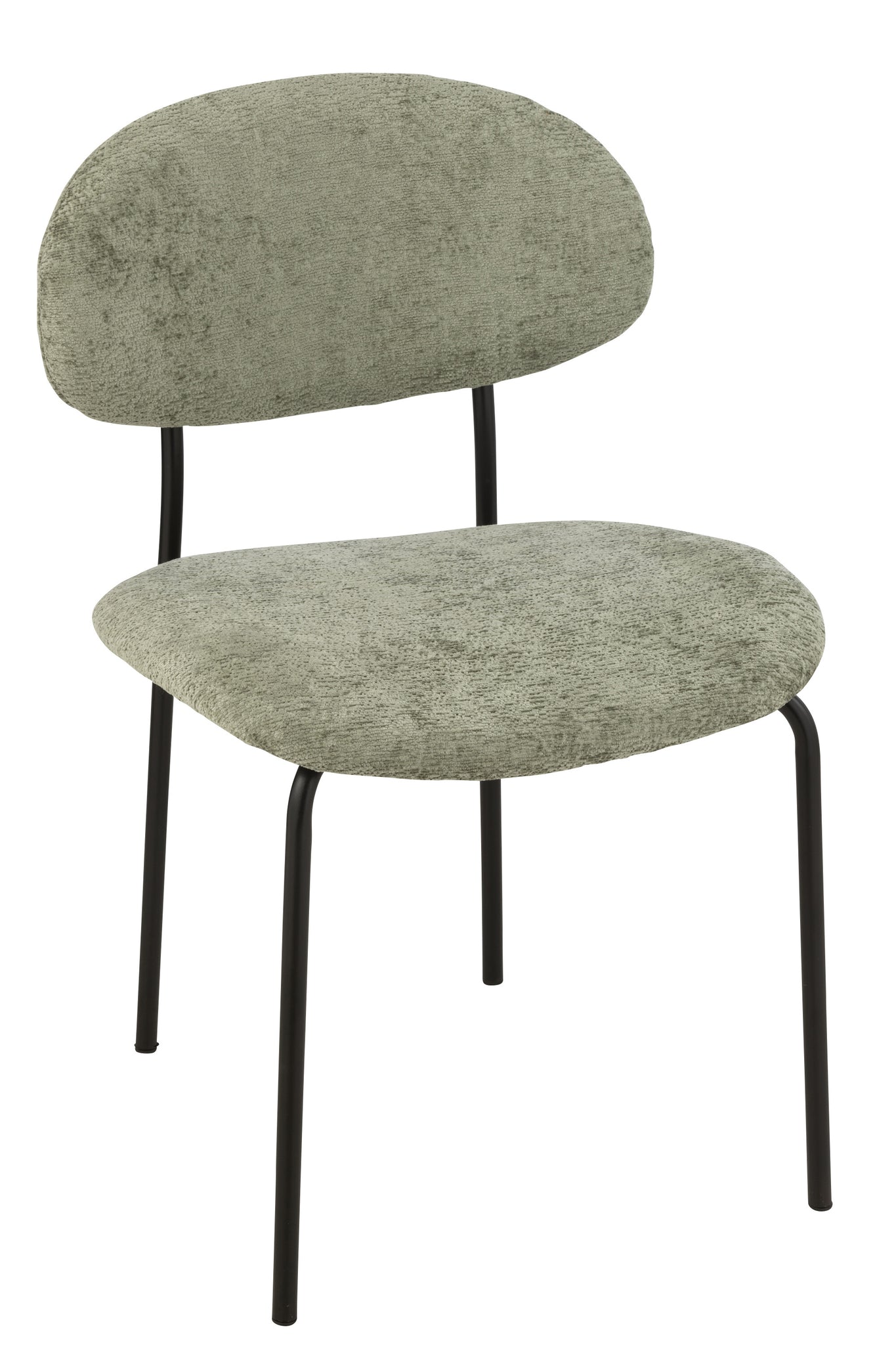 Dining Chair Textile/Metal Mint Green
