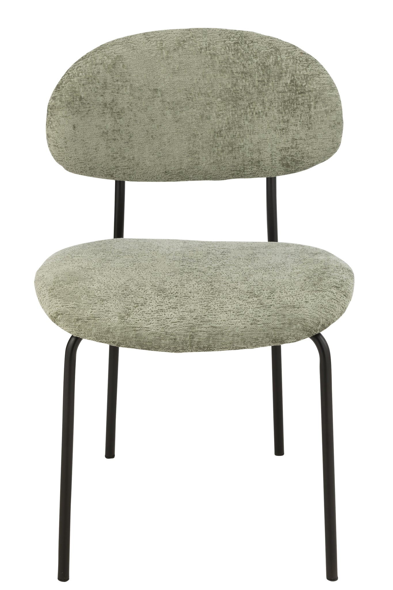 Dining Chair Textile/Metal Mint Green