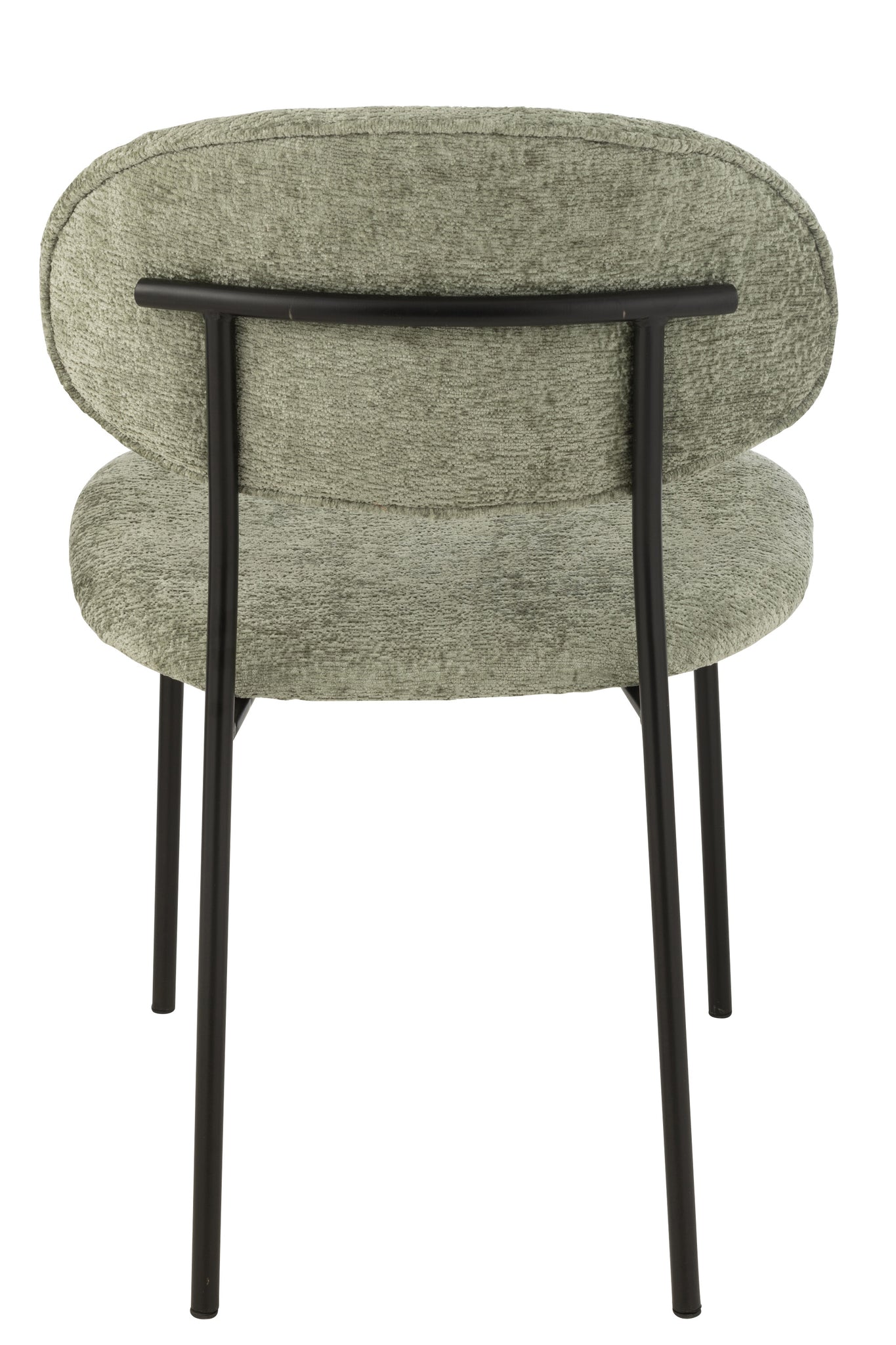 Dining Chair Textile/Metal Mint Green