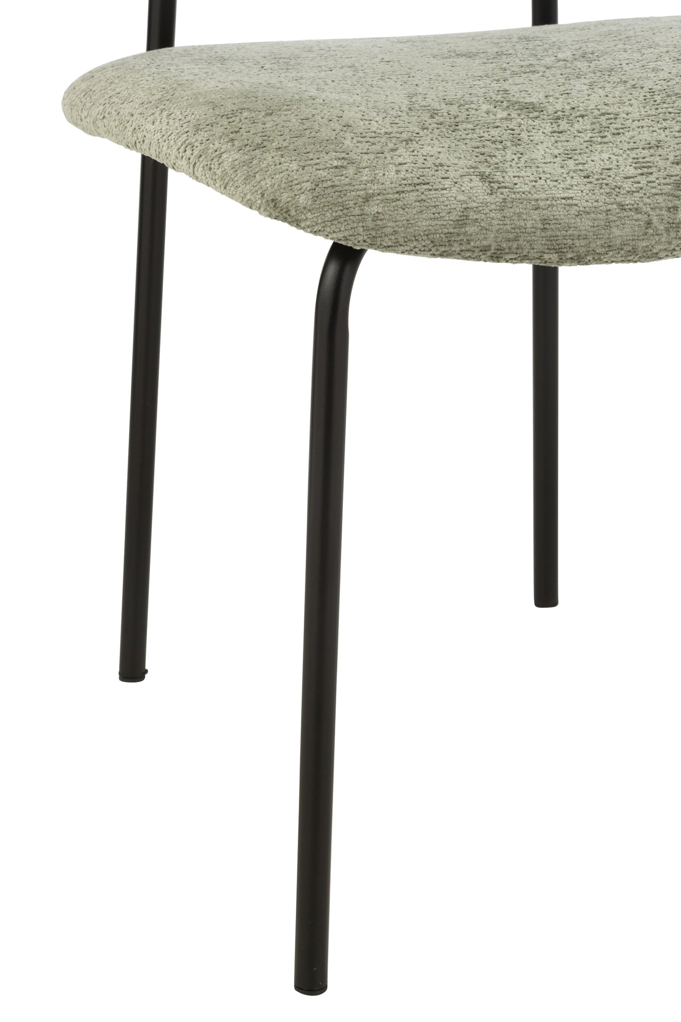 Dining Chair Textile/Metal Mint Green