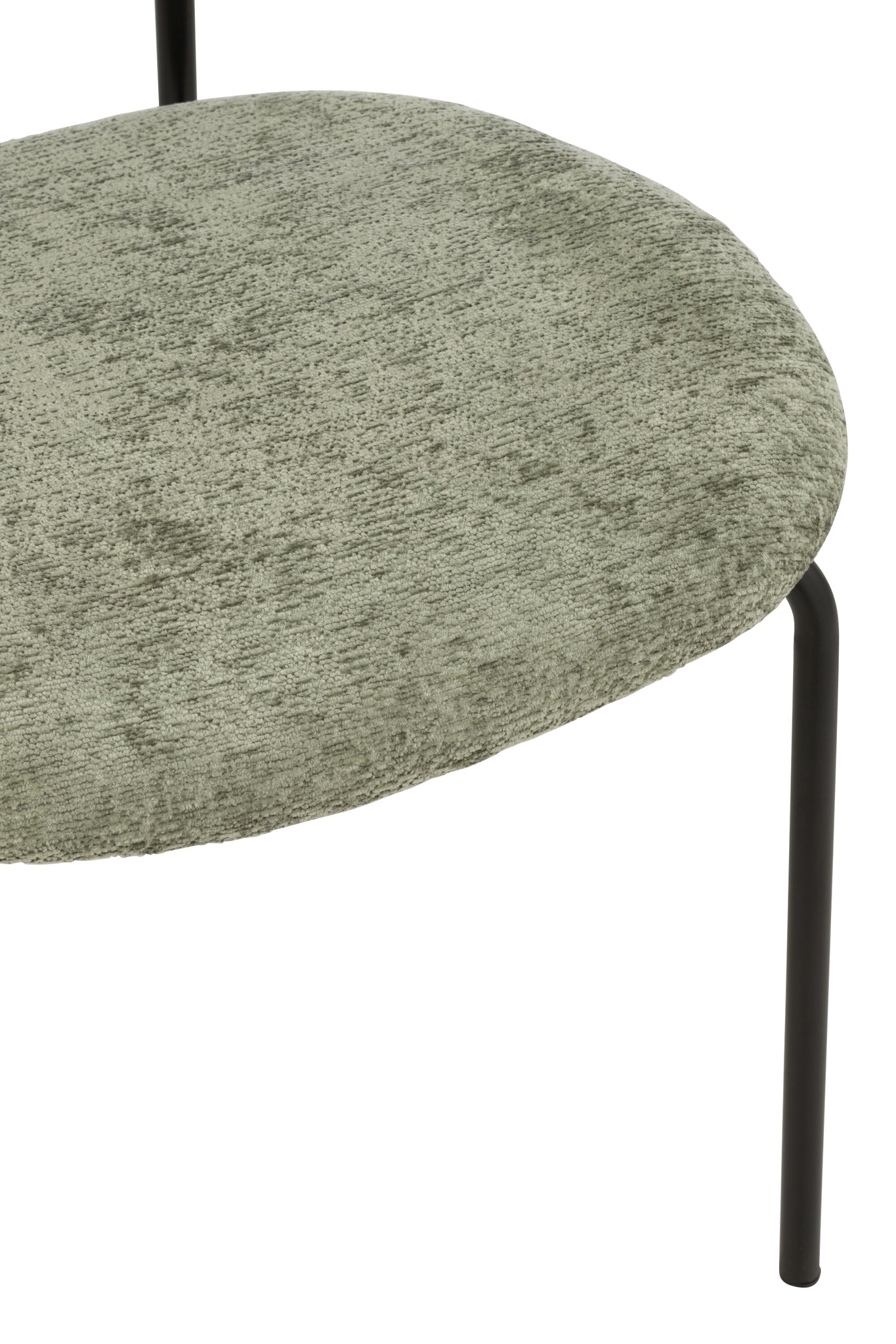 Dining Chair Textile/Metal Mint Green