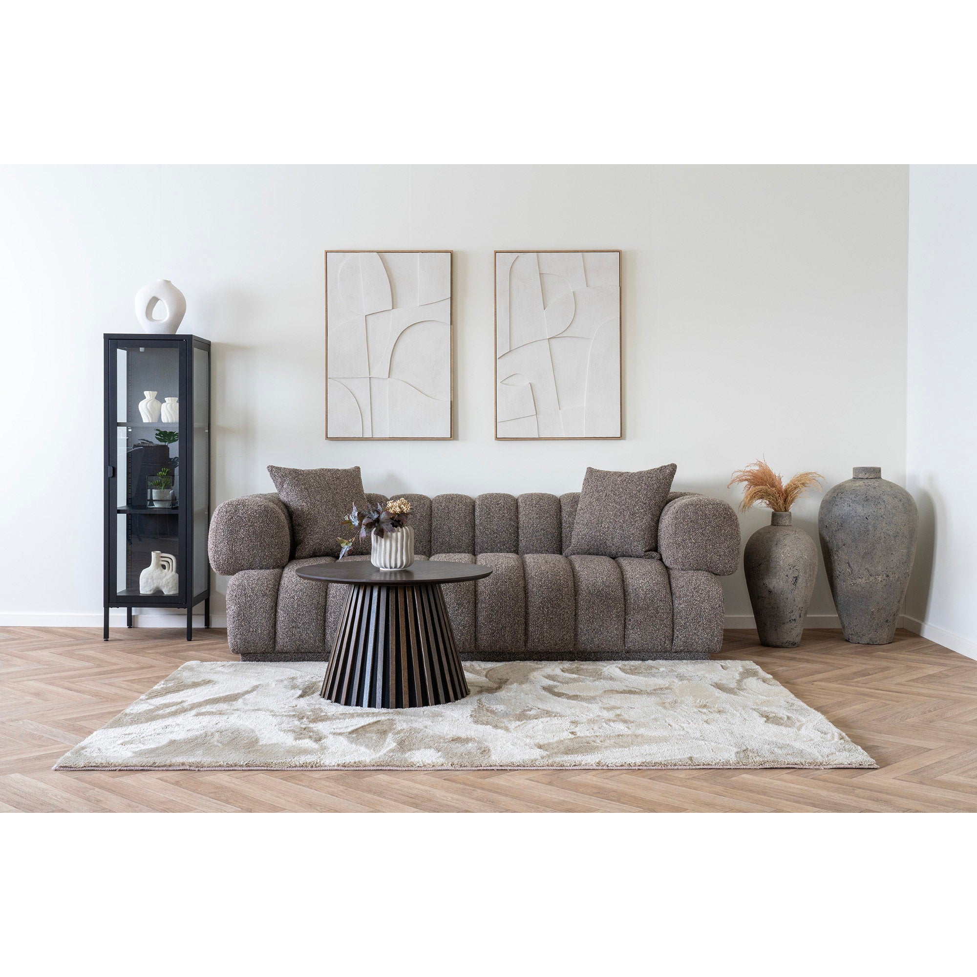 Madeline Relief Wall Decoration - Relief wall decoration, white, No.2 60x90 cm