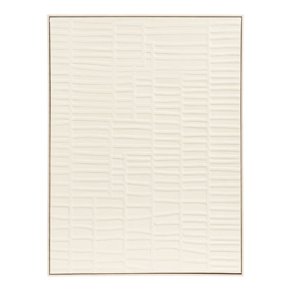 Ena Wanddekoration – Relief-Wanddekoration, beige 60x80 cm