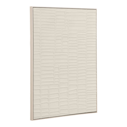 Ena Wanddekoration – Relief-Wanddekoration, beige 60x80 cm