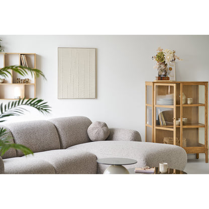 Ena Wanddekoration – Relief-Wanddekoration, beige 60x80 cm