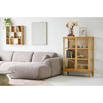 Ena Wanddekoration – Relief-Wanddekoration, beige 60x80 cm