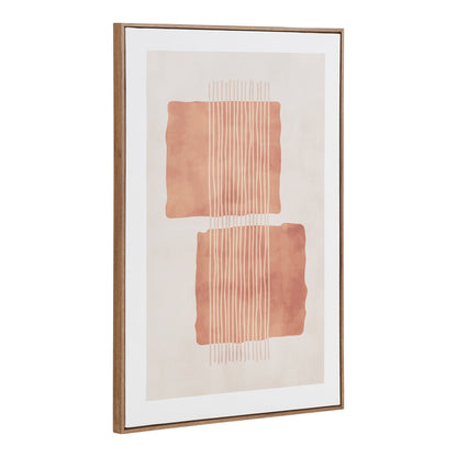 Mina Leinwandbild - Leinwandbild, Leinwand, beige/braun, Nr.2 50x70 cm