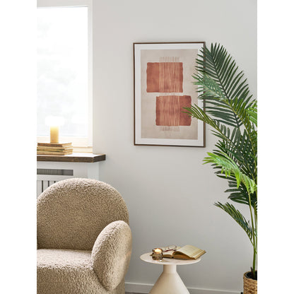 Mina Leinwandbild - Leinwandbild, Leinwand, beige/braun, Nr.2 50x70 cm