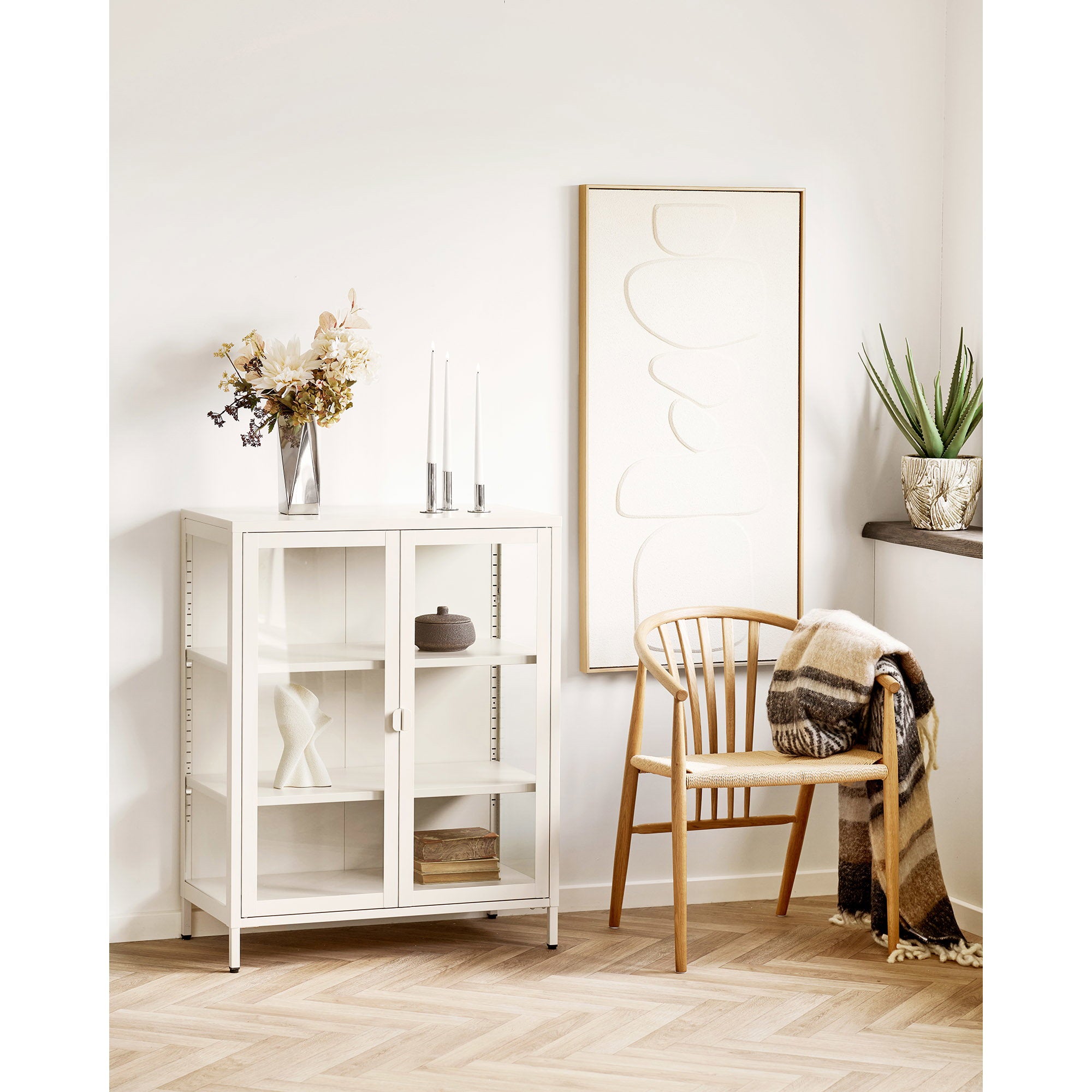 Victoria Relief Wanddekoration - Relief-Wanddekoration, beige, Nr. 1 60x120 cm