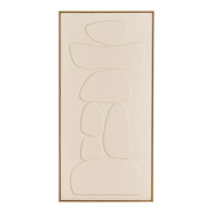 Victoria Relief Wanddekoration - Relief Wanddekoration, beige, Nr.2 60x120 cm