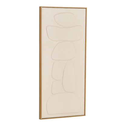 Victoria Relief Wanddekoration - Relief Wanddekoration, beige, Nr.2 60x120 cm
