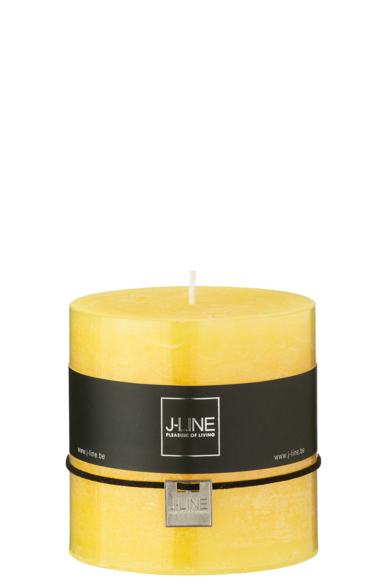 Cylinder Candle Yellow 64H