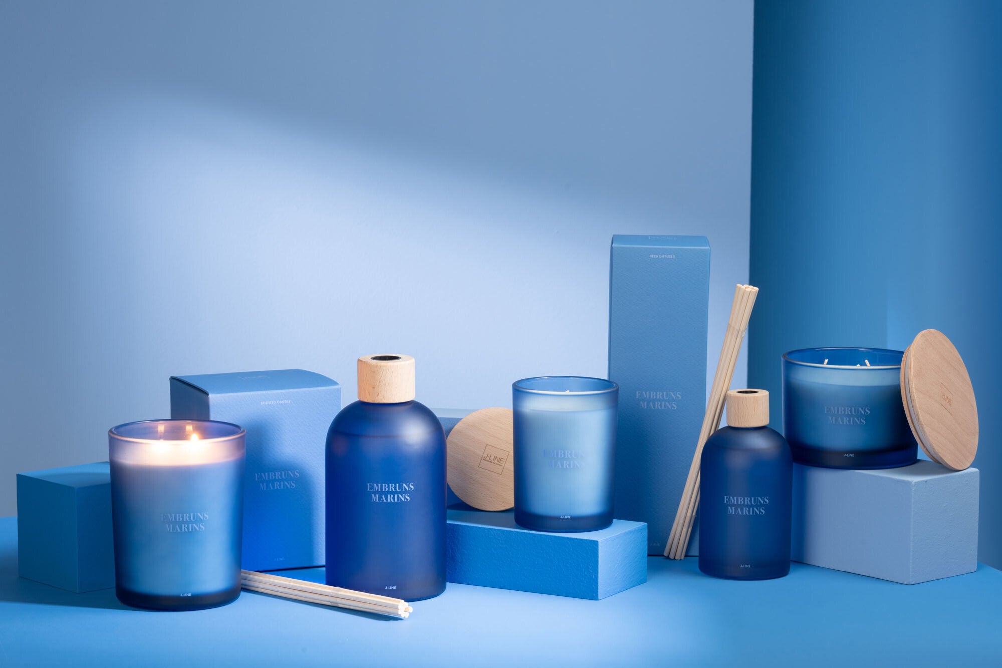 Scented Candle Accords Essentiels Embruns Marins-52H