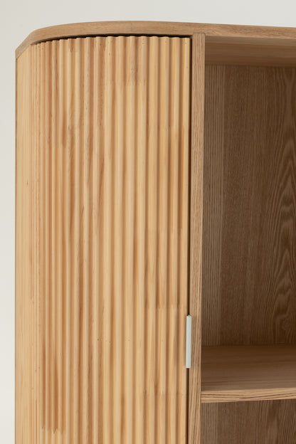 Shelf Rounded Mdf/Pine Wood Natural